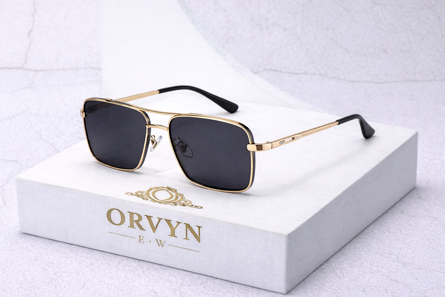 Lunettes de Soleil Homme Dégradées – Monture Métal Luxe, Grand Format