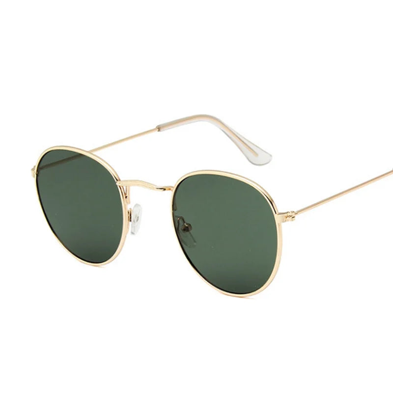Vintage Small Round Sunglasses Woman Classic Retro Brand Design Sun Glasses Male Mirror Fashion Female Shades Lunette De Soleil