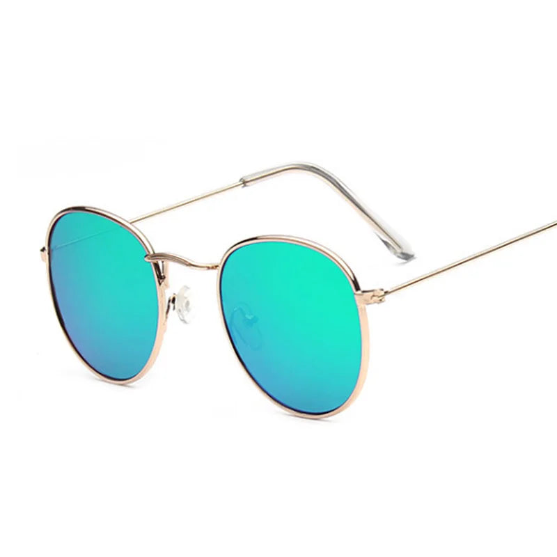Vintage Small Round Sunglasses Woman Classic Retro Brand Design Sun Glasses Male Mirror Fashion Female Shades Lunette De Soleil