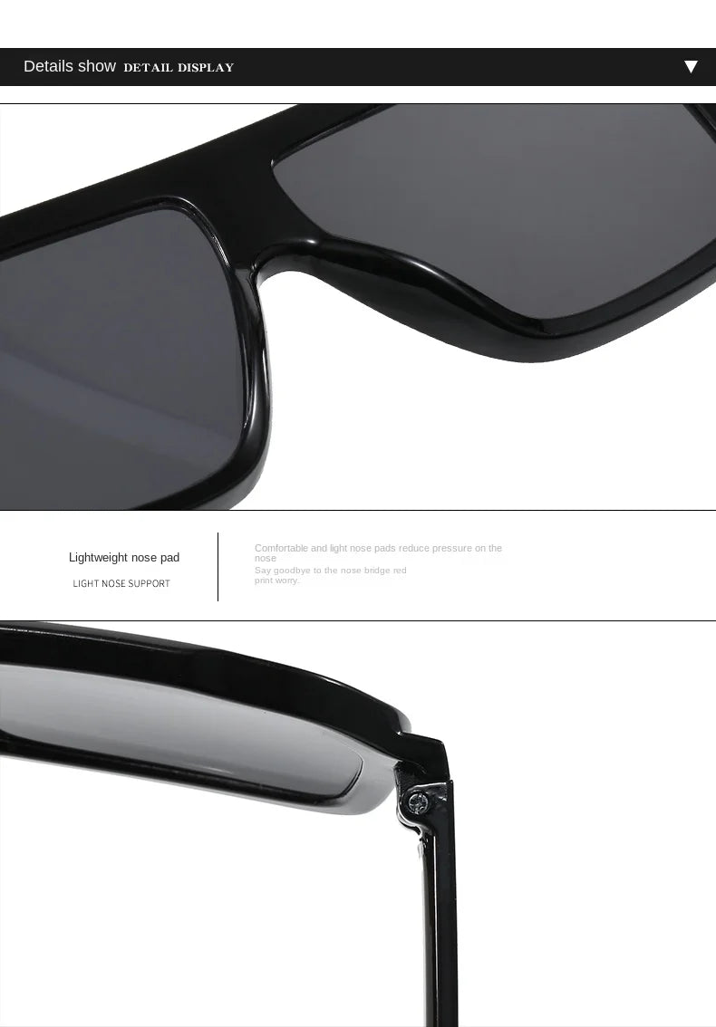 Classics Brand Square Sunglasses New Women Men Eyewear Female Fashion Outdoor Travel Sunglasses Men Driving Fishing GlassesUV400