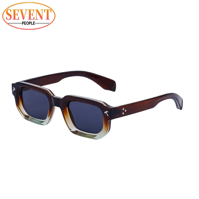 Polarized Square Sunglasses Men 2025 Luxury Brand Designer New Fashion Rectangle Sun Glasses For Women Driving Shades Eyewear