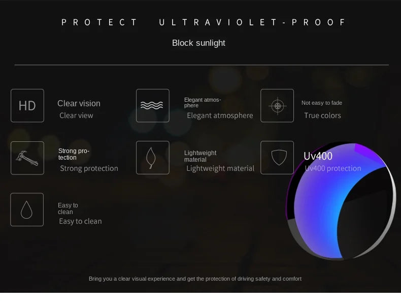 Classics Brand Square Sunglasses New Women Men Eyewear Female Fashion Outdoor Travel Sunglasses Men Driving Fishing GlassesUV400