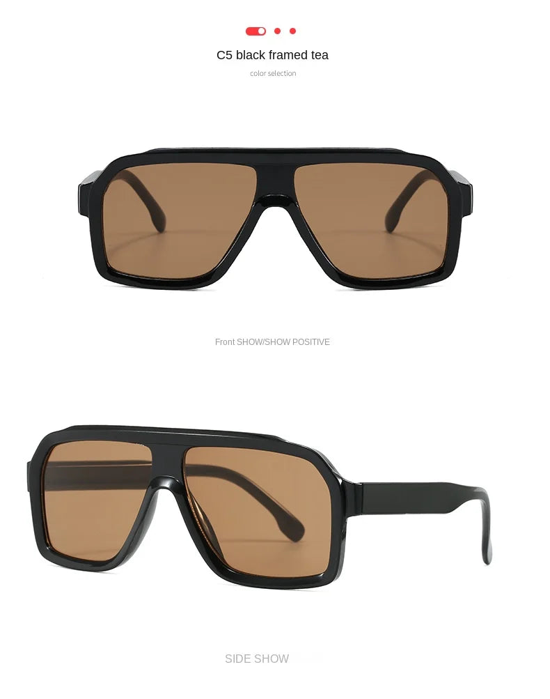 Classics Brand Square Sunglasses New Women Men Eyewear Female Fashion Outdoor Travel Sunglasses Men Driving Fishing GlassesUV400