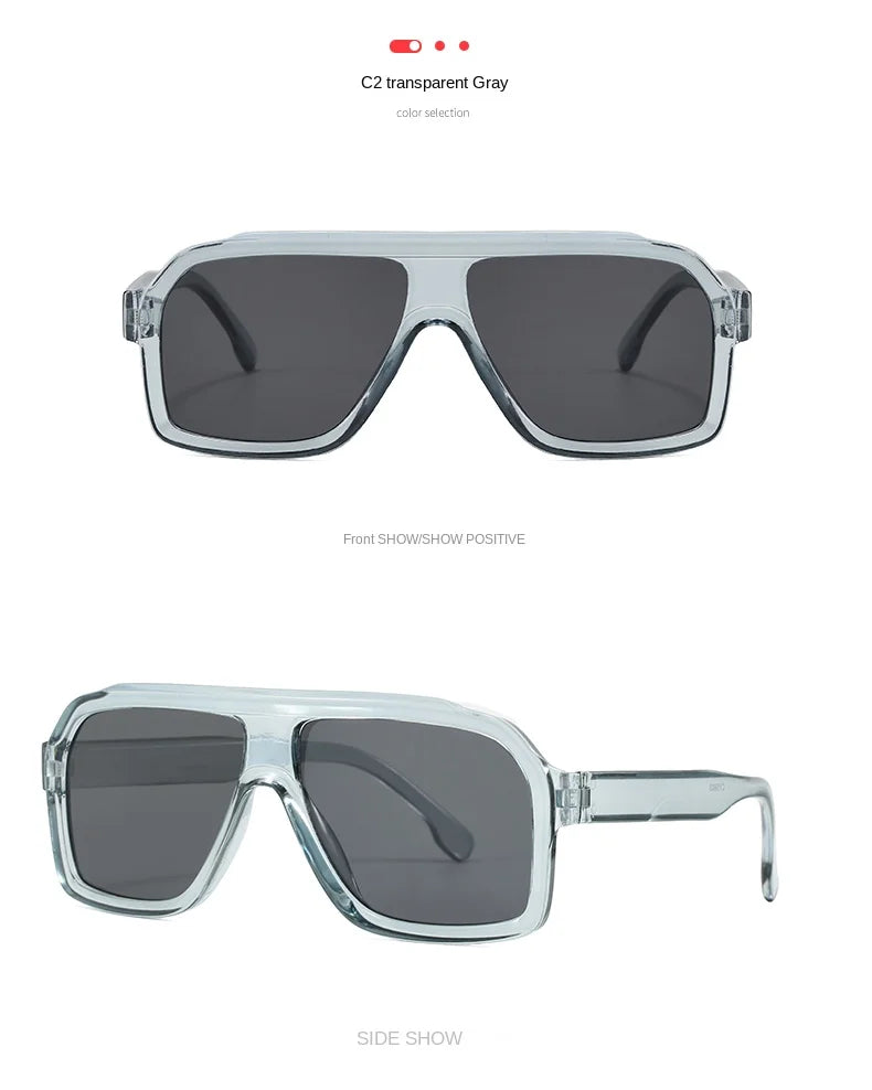 Classics Brand Square Sunglasses New Women Men Eyewear Female Fashion Outdoor Travel Sunglasses Men Driving Fishing GlassesUV400