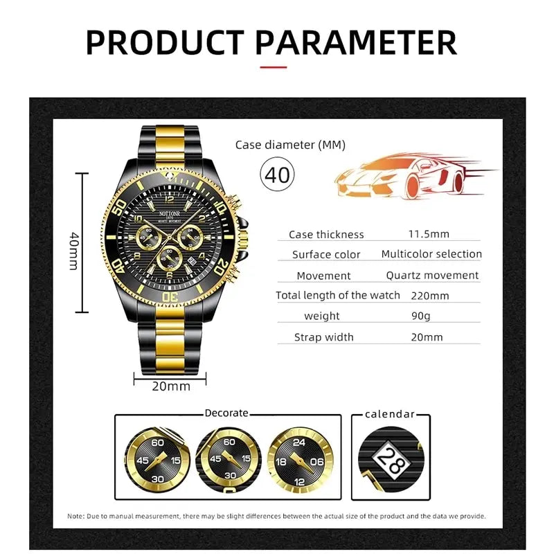 Fashion Quartz Wristwatch Man Business Watch